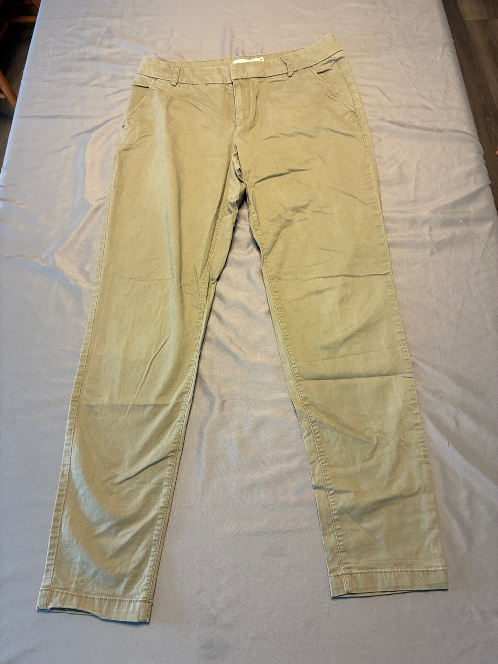 Women's Chino Pants in Light Olive
